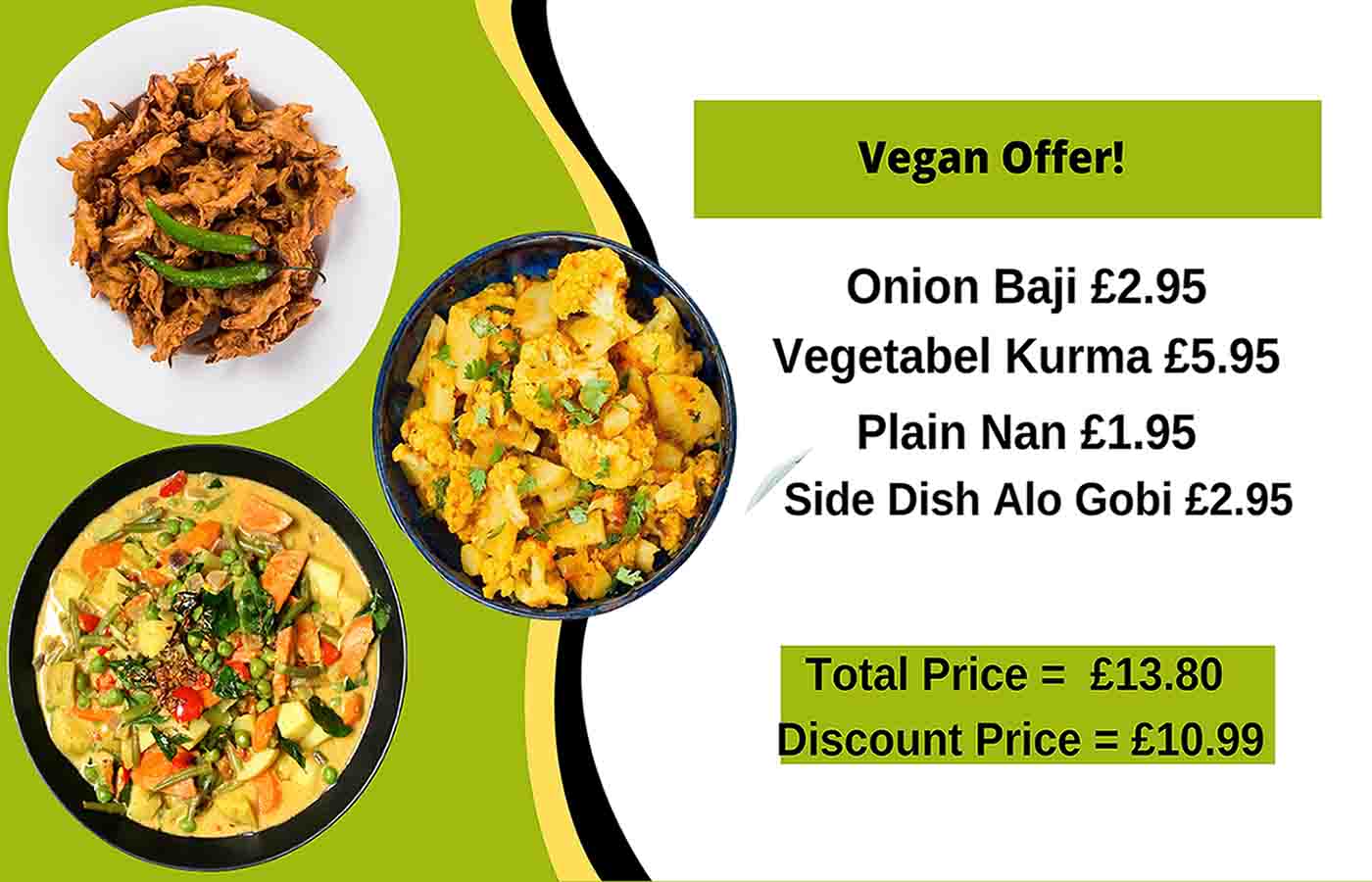 Vegan Offer Indigo vegan offer