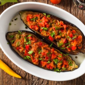 Stuffed Aubergine